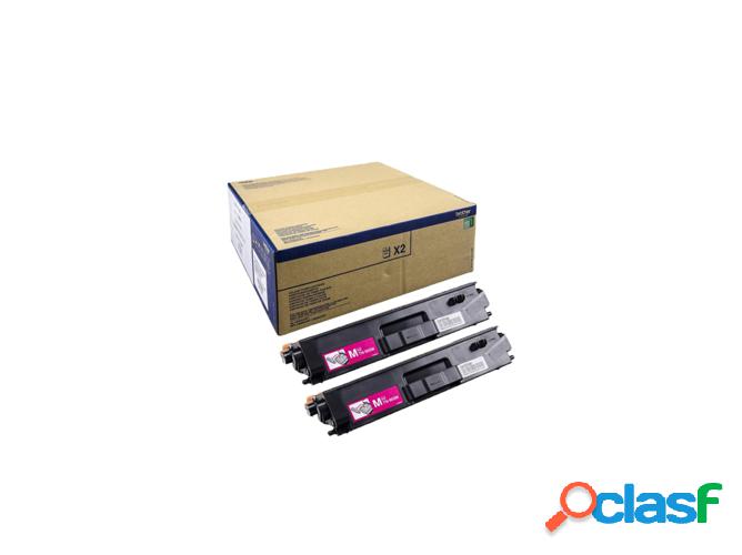 Pack 2 cartuchos de tóner original BROTHER TN900MTWIN
