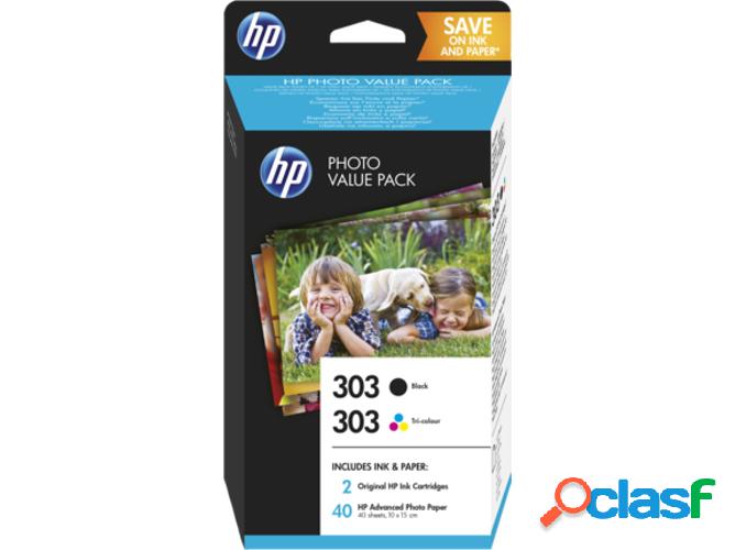 Pack de ahorro de 2 Cartuchos de Tinta Original HP Negro