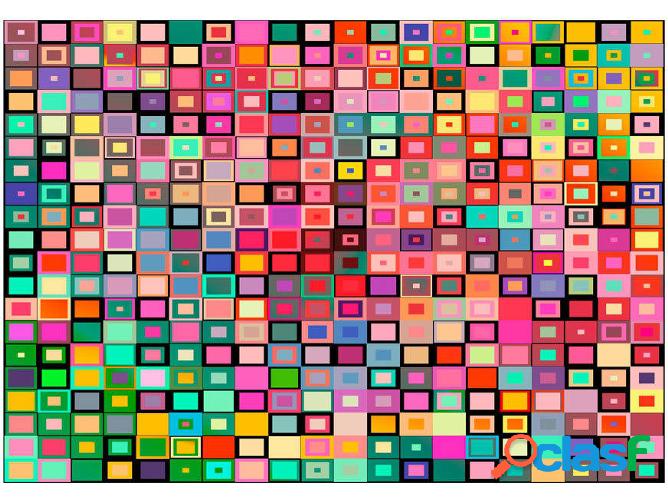 Papel Pintado ARTGEIST Colourful Boxes (200x140 cm)