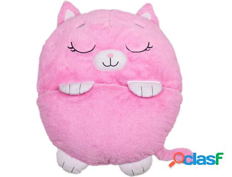 Peluche DORMI LOCOS Gato Rosa Pequeño (140 cm)