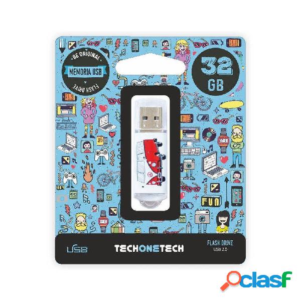 Pendrive 32GB Tech One Tech Camper VAN-VAN USB 2.0