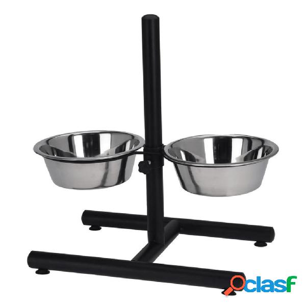 Pets Collection Comedero bebedero de perro altura ajustable