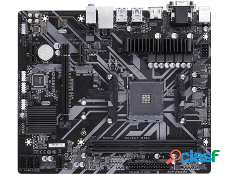 Placa Base GIGABYTE MB B450M-S2H V2 (Socket AM4 - AMD B450 -