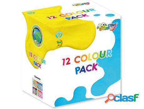 Plastilina JUMPINGCLAY Pack 12 Colores (Edad Minima: 3