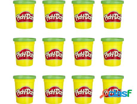 Plastilina PLAY-DOH Pack de 12 botes verde (Edad Mínima: 2