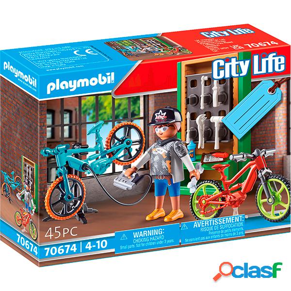 Playmobil 70674 Set de Regalo Taller de E-Bicicletas