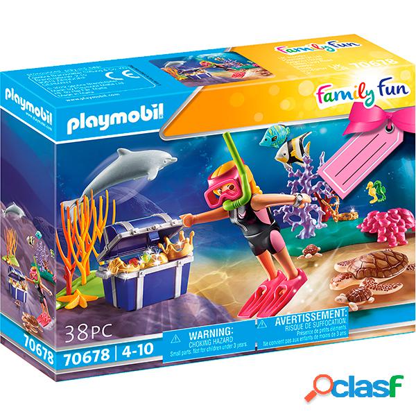 Playmobil 70678 Set de Regalo Buceadora de Tesoros