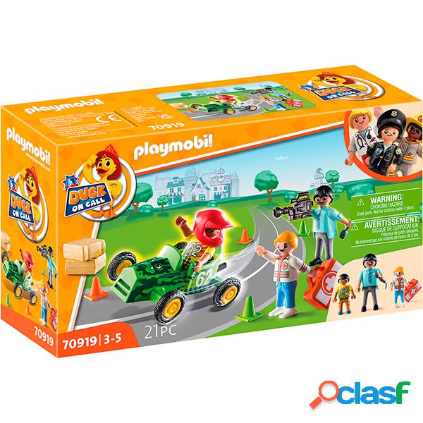Playmobil 70919 D.O.C. - Acci?n Ambulancia. Ayuda al piloto