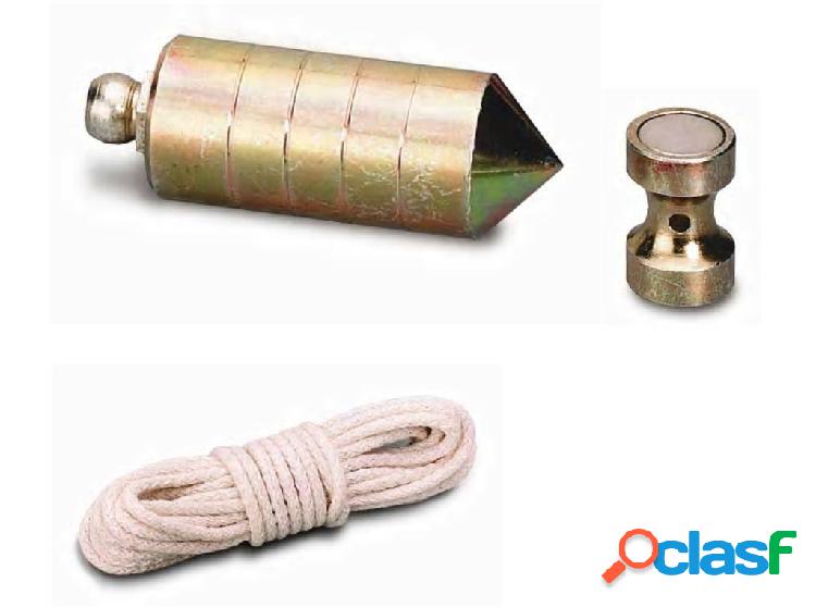 Plomada Albañil Nuez Magnetica 1000Gr Hierro Laton Nusac