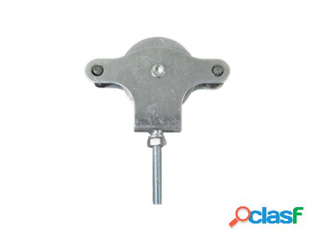 Polea tendedero wolfpack zincado 40 mm. roldana metal con