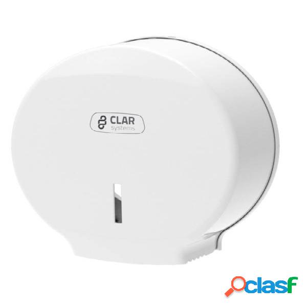 Portarrollo de baño Clar Systems color blanco