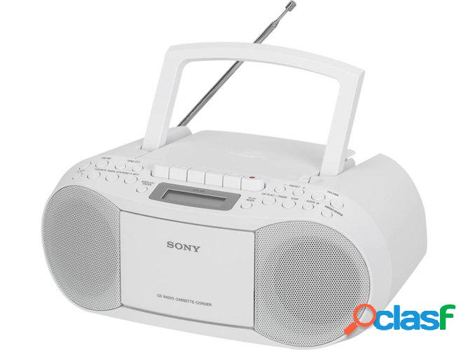 Radio Boombox c/ Lector CD SONY CFDS70W (Blanco - Digital -