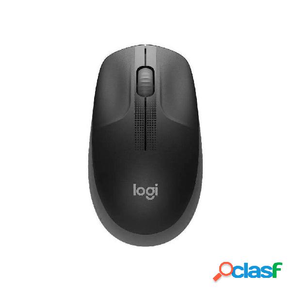 Ratón Inalámbrico Logitech M190/ Hasta 1000 DPI/ Gris