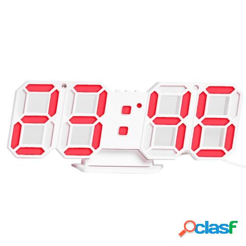 Reloj digital LED 3D Reloj de mesa electrónico Reloj