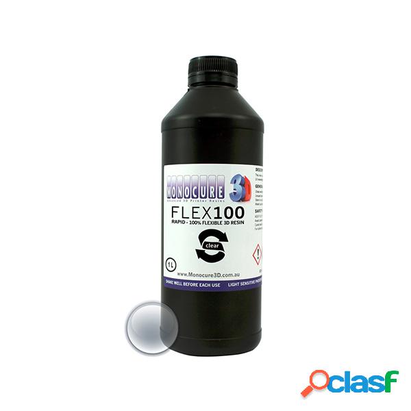 Resina FLEX100 Clear (Transparente) Monocure 3D 500 mL