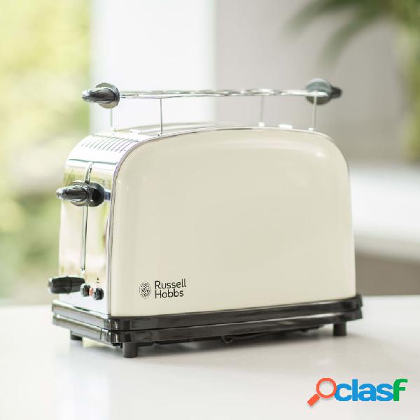Russell Hobbs Tostadora Colours Plus color crema clásico