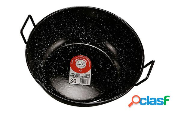 Sartén Garcima esmaltada honda con asas de 20cm