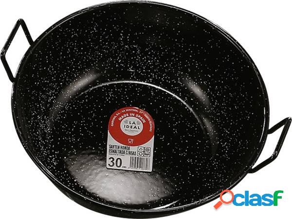 Sartén Garcima esmaltada honda con asas de 36cm