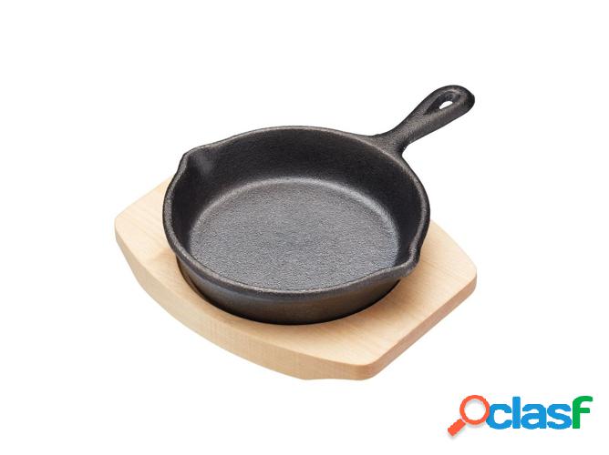Sartén Redondo de hierro Fundido con Tabla KITCHEN CRAFT