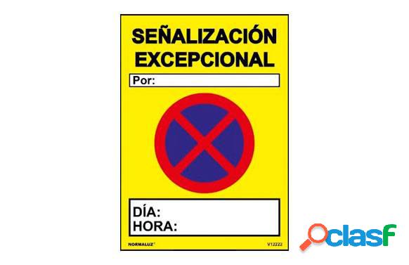 Señal de PVC Normaluz "Señalización Excepcional"