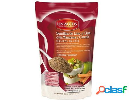 Semillas de Lino y Chía con Manzana y Canela LINWOODS (200