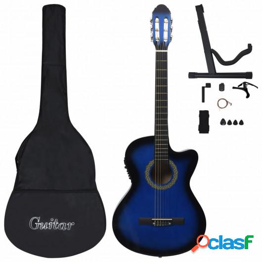 Set de guitarra occidental 12 pzas ecualizador y 6 cuerdas