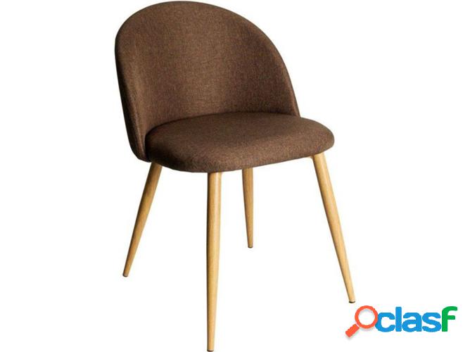 Silla REGALOS MIGUEL Vint (Marrón - 52 x 74 x 43 cm - Tela
