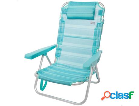 Silla de Playa AKTIVE 53963 Azul (108x60x82cm)