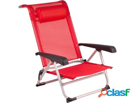 Silla de Playa BO-CAMP (Rojo - 61x61x79 cm)