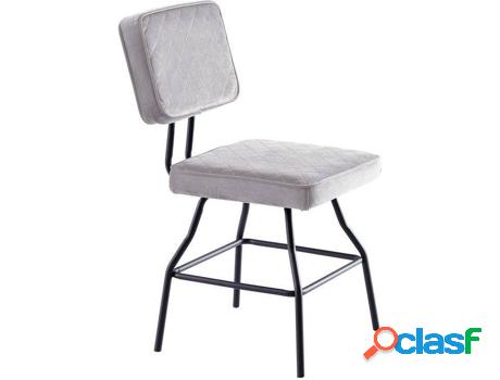 Sillas ABECEDARIO Velvet Gris (Tejido - 44 x 93 x 46 cm)