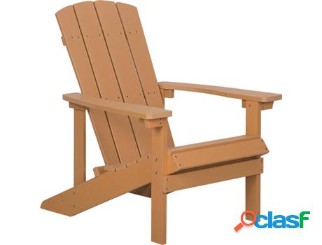 Sillas de Jardín Adirondack (Marrón - Madera de plástico