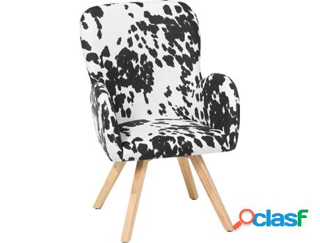 Sillón BELIANI Bjarn (Negro - Poliéster -55x60x90 cm)