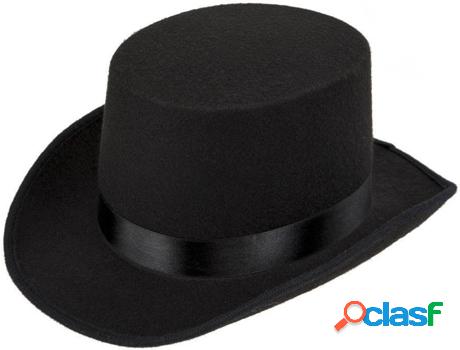 Sombrero DISFRAZZES Chistera Negra (Talla: Talla Universal)