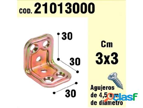 Soporte para madera ángulo 30 x 30 x 30 mm.