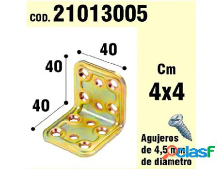 Soporte para madera ángulo 40x40x40 mm.