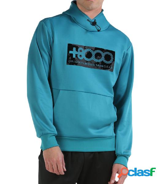 Sudadera +8000 Naval 013 Hombre Turquesa M