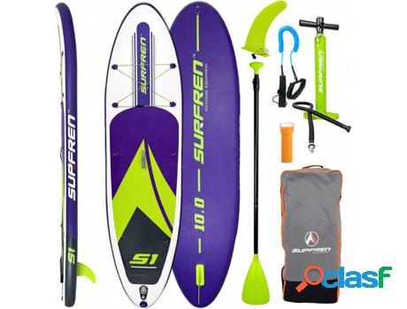 Tabla Paddle Surf Hinchable SURFREN S1 10&apos;0 Morado y