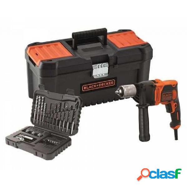 Taladro blackdecker 850 w percutor+ kit