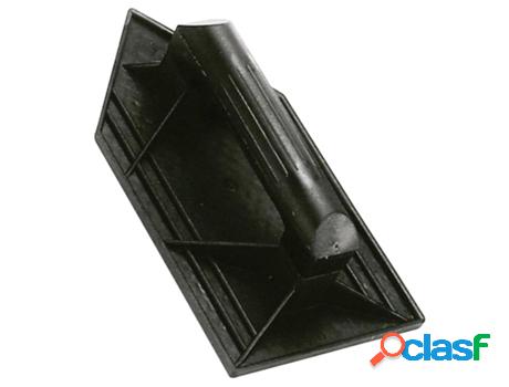 Talocha plástico punta mango redondo 26x14cm negra