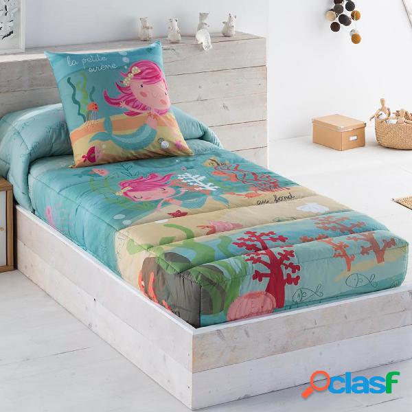 Tejidos JVR Edredon Ajustable Estampados. Modelo Sirena -