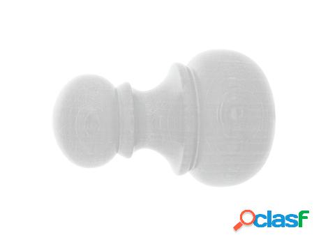 Terminal madera chyc 20x68 mm. blanco