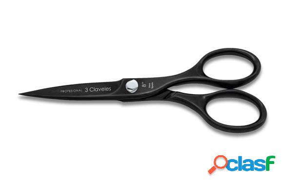 Tijera de cocina 3 Claveles inoxidable 8" negra