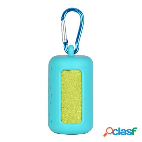 Toalla deportiva compacta con funda de silicona Toalla