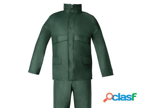 Traje de agua impermeable verde poliuretano talla 7-l