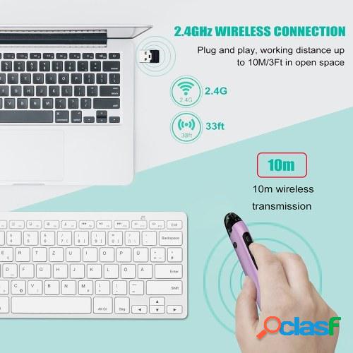 Tres modos 2.4G + BT3.0 + 5.0 Ratón óptico inalámbrico