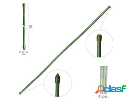 Tutor varilla bambú plastificado ø 12 - 14 mm. x 180 cm.