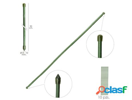 Tutor varilla bambú plastificado ø 8 - 10 mm. x 90 cm.