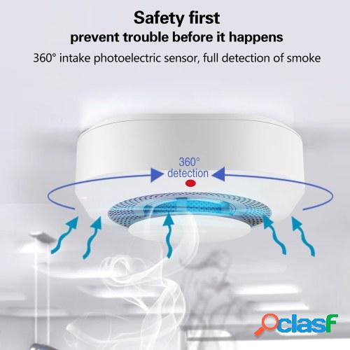 Tuya WiFi Alarma de humo inteligente Sensores de humo de