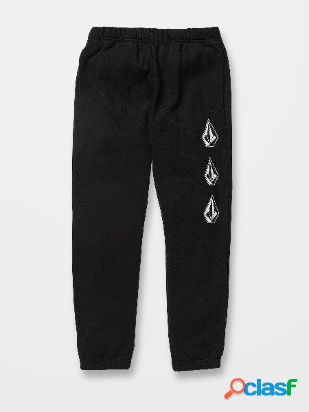 Volcom Pantalón Jogger Iconic Stone - BLACK - (NIÑOS)