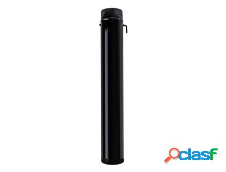 Wolfpack tubo de estufa acero vitrificado negro ø 120 mm.